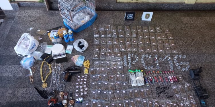 Operação prende suspeito e apreende drogas e arma em Congonhas