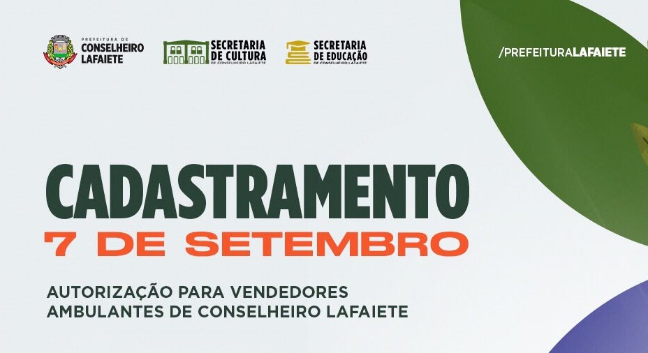 Ambulantes já podem se cadastrar para o 7 de Setembro em Lafaiete