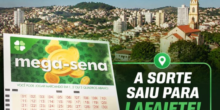 Aposta de Lafaiete acerta a quina da Mega-Sena e leva R$ 55,5 mil