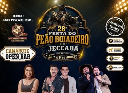 Jeceaba confirma Festa do Peão com grandes shows gratuitos