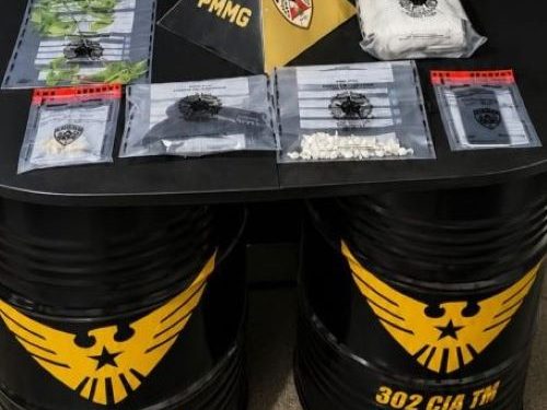 PM prende homem com cocaína durante ação em Lafaiete
