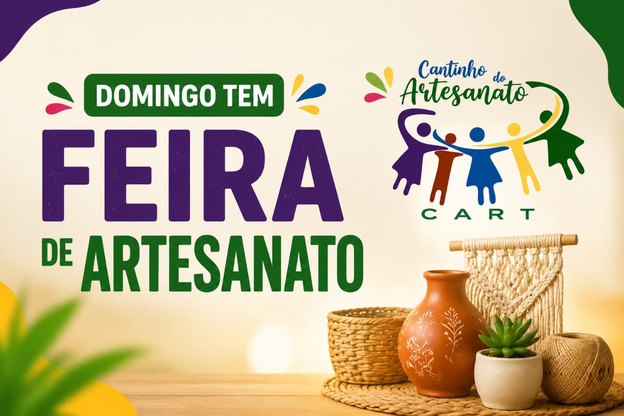 Feira de artesanato leva produtos e gastronomia à Praça do Cristo