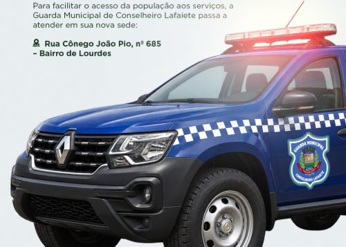 Guarda Municipal de Lafaiete ganha nova sede no bairro Lourdes