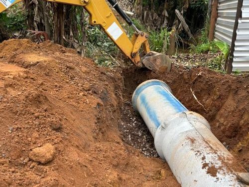 Drenagem reduz risco de alagamentos no Olaria, em Ouro Branco