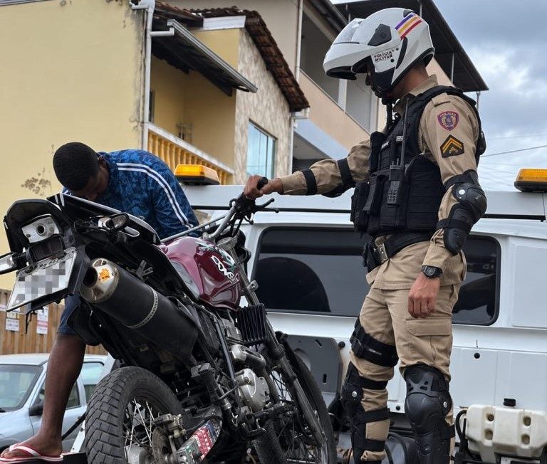 Grau Zero apreende moto ligada à direção perigosa em Lafaiete