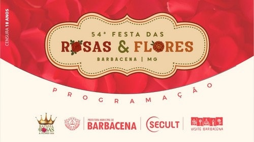 Festa das Rosas termina nesta segunda com atrações para crianças em Barbacena
