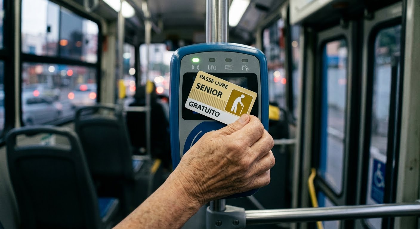 Idosos não perderão gratuidade no transporte coletivo por falta de cadastramento