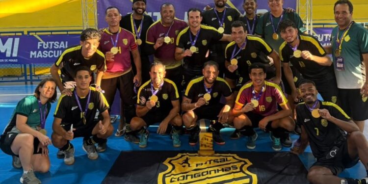 Congonhas conquista título de campeão de futsal masculino do JIMI 2026