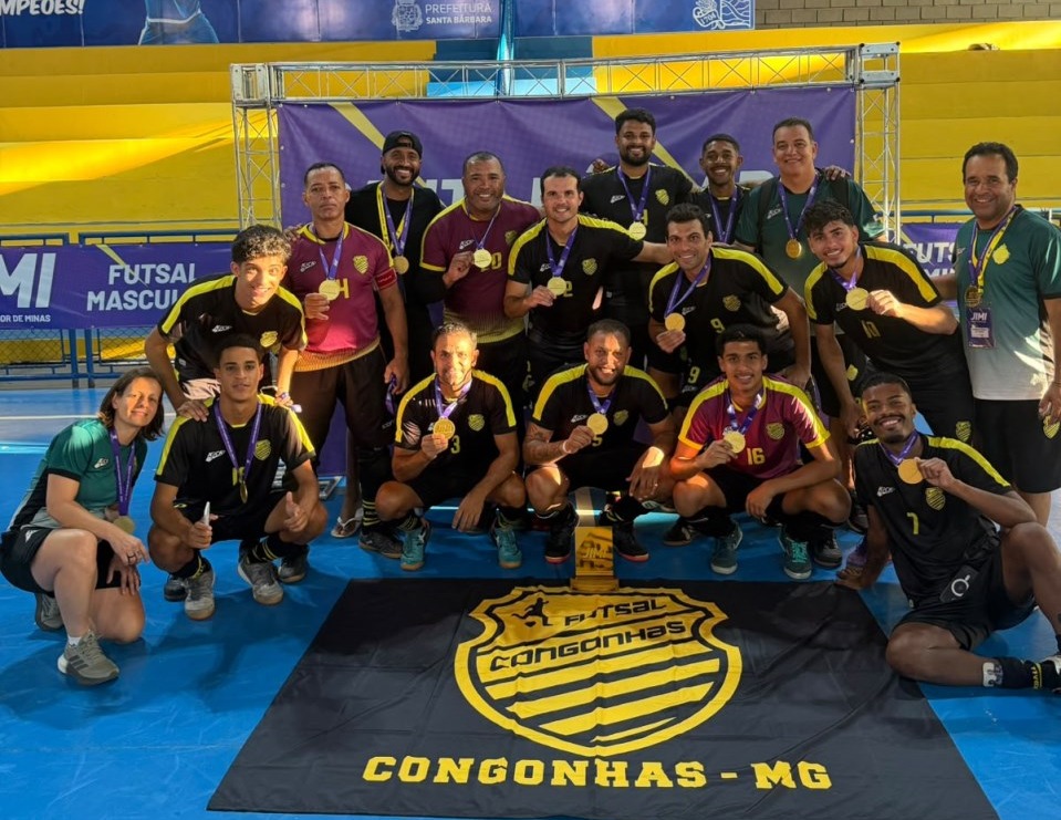 Congonhas conquista título de campeão de futsal masculino do JIMI 2026