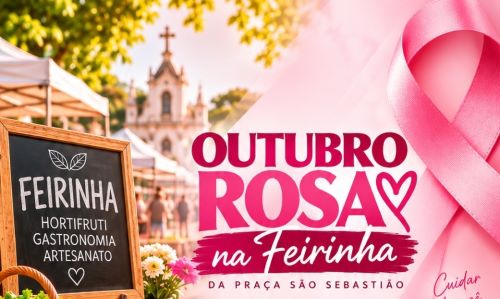 Outubro Rosa transforma feirinha em espaço de saúde