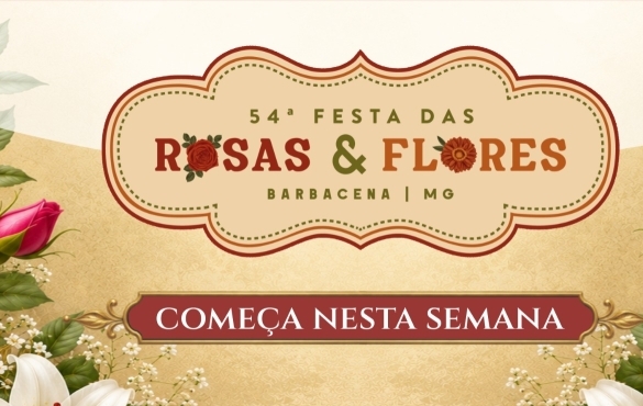 Festa das Rosas começa nesta quinta em Barbacena