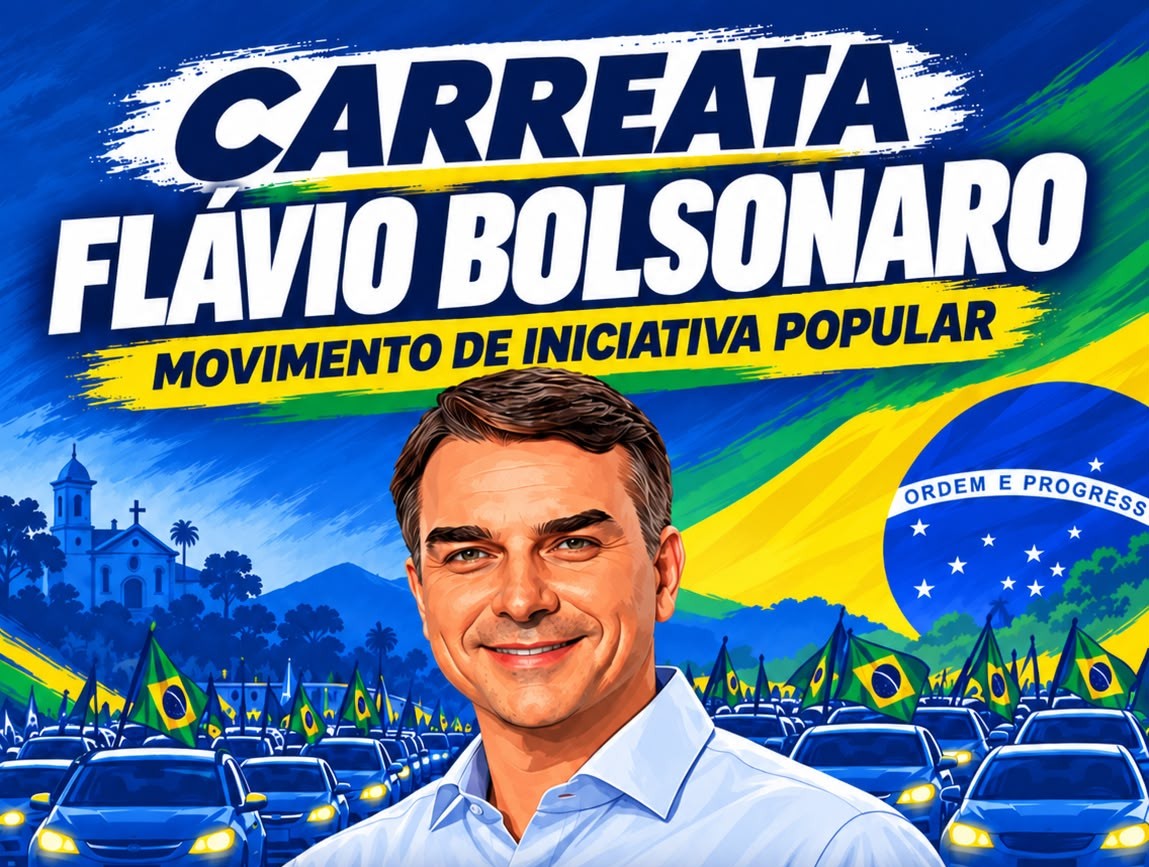Região terá atos pró-Flávio Bolsonaro na reta final de campanha
