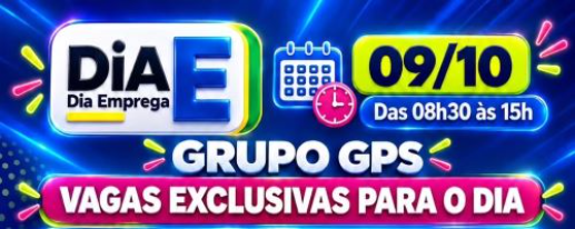 Sine Lafaiete recebe Dia E com vagas do Grupo GPS
